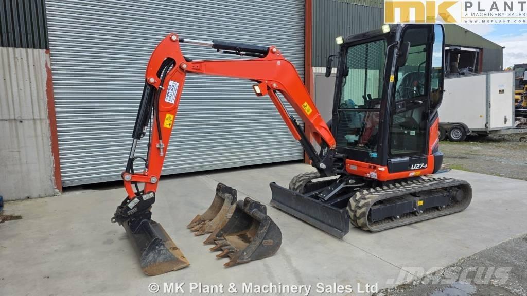 Kubota U 27-4 Mini rýpadlá < 7t