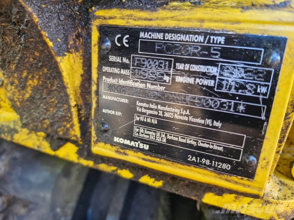 Komatsu PC 20 R-5 Mini rýpadlá < 7t