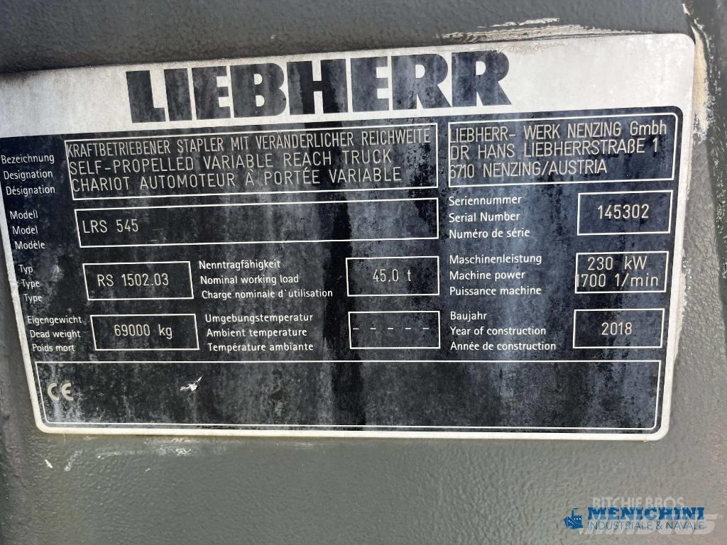 Liebherr LRS 545 Kontajnerové manipulátory