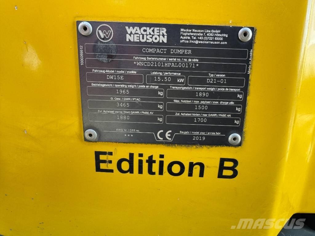 Wacker Neuson DW15e Stavebné sklápače