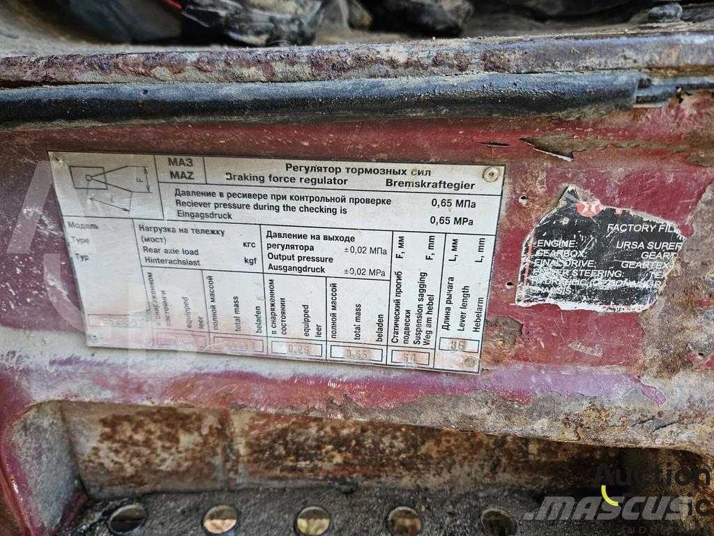 MAZ 551669 Sklápače