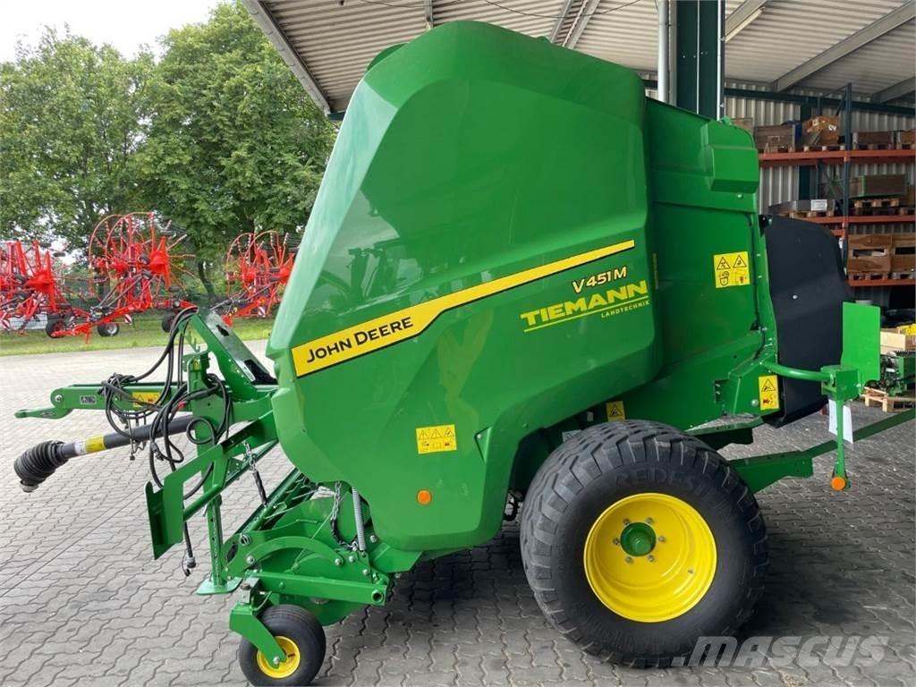 John Deere V451M Lisy na okrúhle balíky