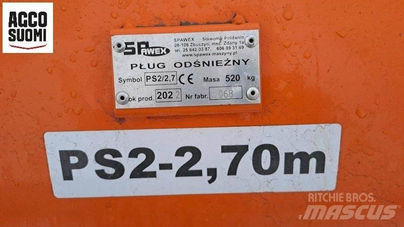 PS ALUEAURA 2-2.70 Snežné pluhy, predné snežné radlice