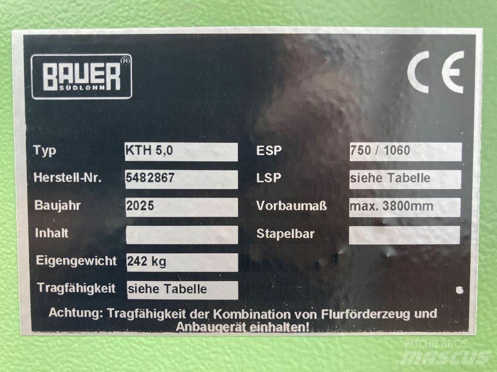 Bauer KTH 5,0 Manipulácia s materiálom - ostatné