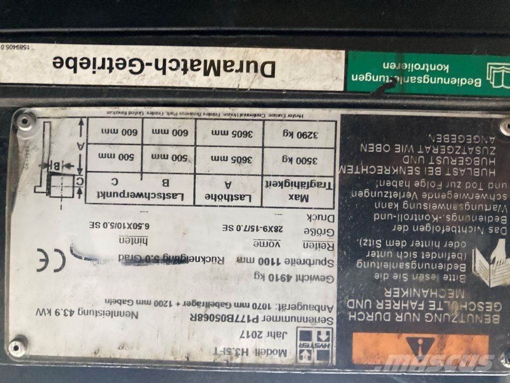 Hyster H3.5FT LPG vozíky