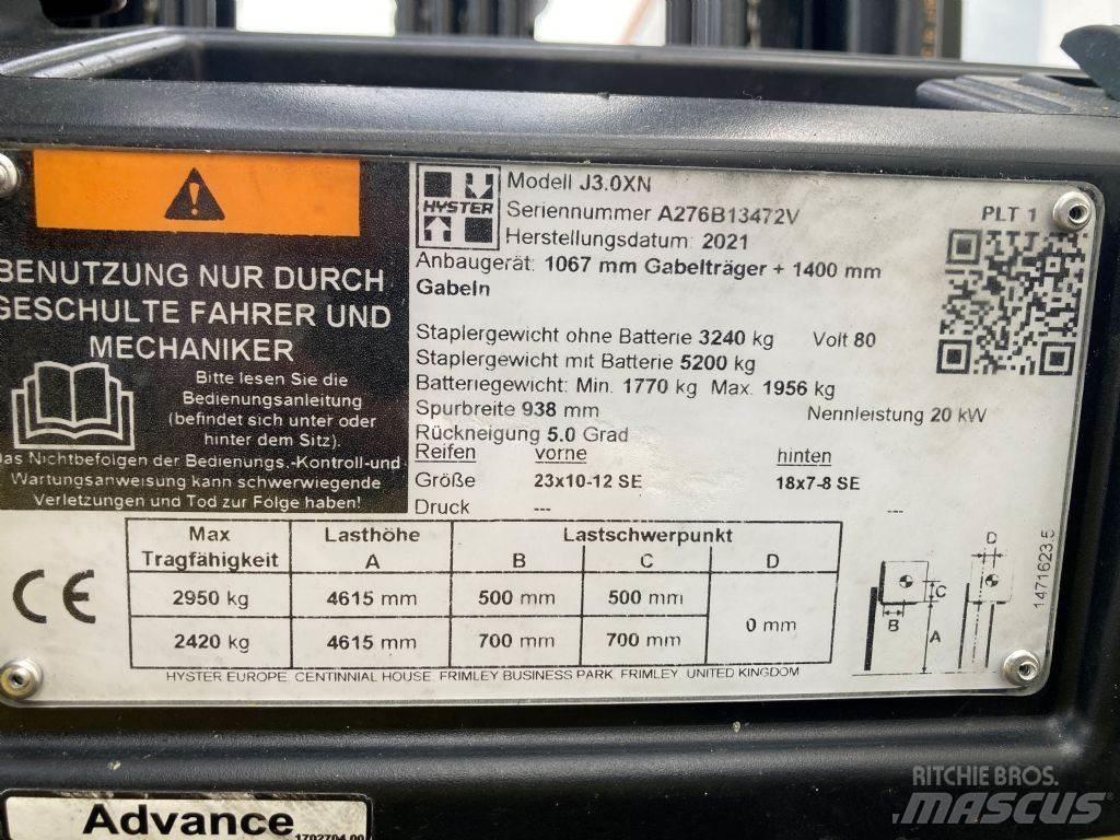 Hyster J 3.0 XN Akumulátorové vozíky
