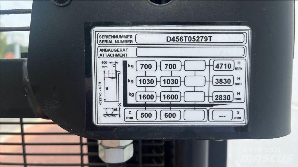 Hyster S1.6IL Ručne vedené vysokozdvižné vozíky
