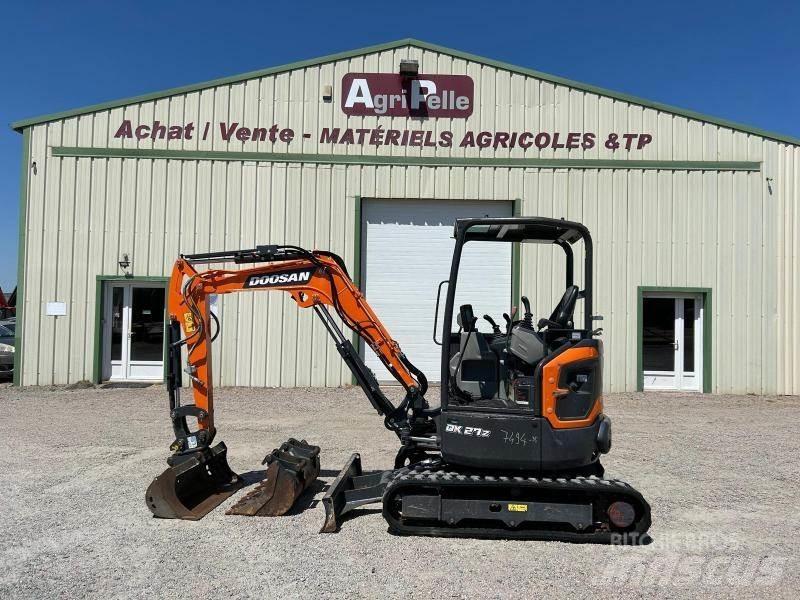 Doosan DX27Z Mini rýpadlá < 7t