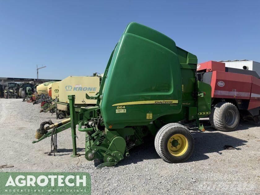 John Deere 864 Lisy na okrúhle balíky