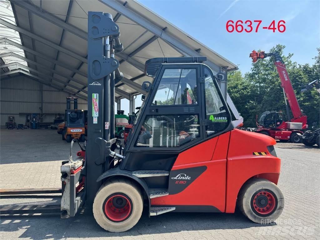 Linde E 80 - 01 / 900 Akumulátorové vozíky