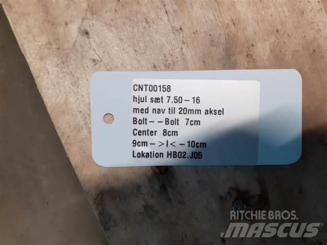 16'' 7.50-16 Vyklápacie prívesy