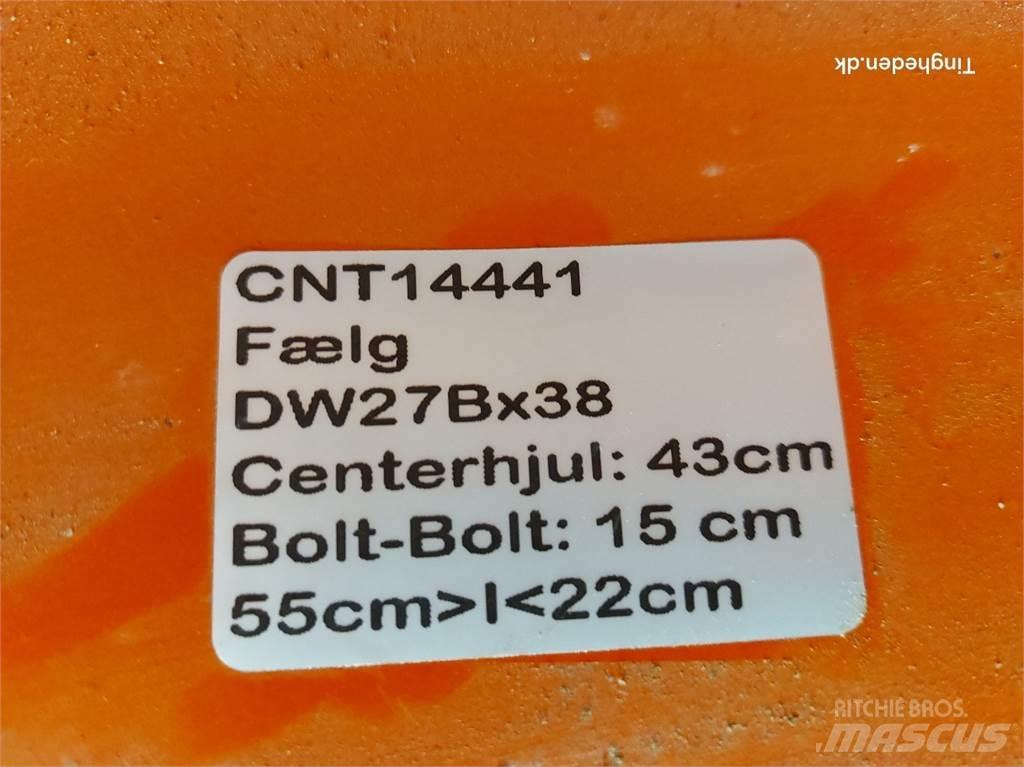  38 DW27Bx38 Pneumatiky, kolesá a ráfiky