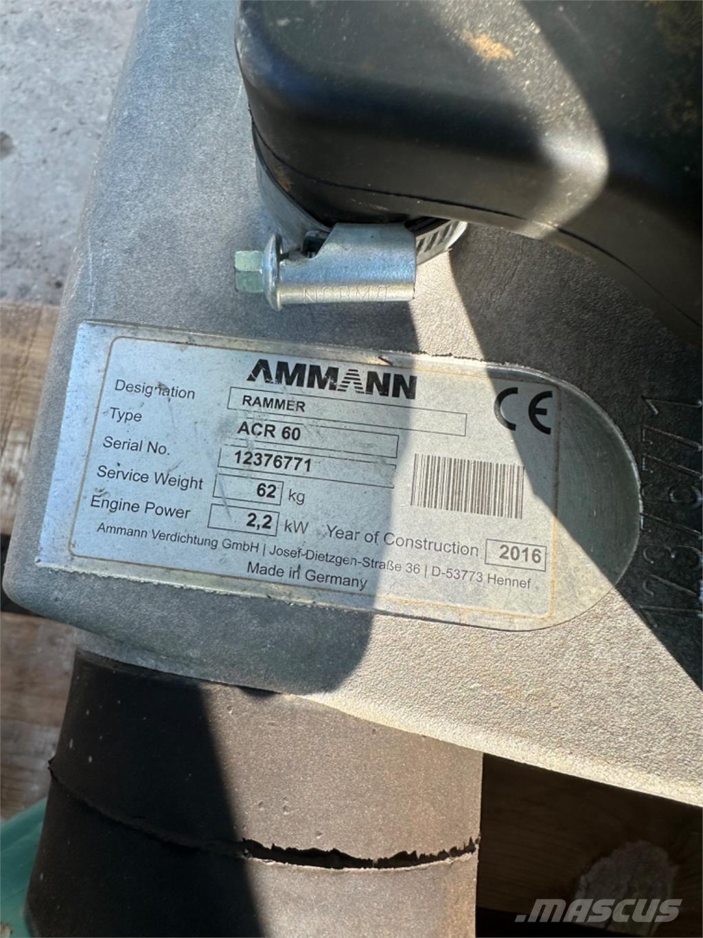 Ammann ACR60 Vibračné zhutňovače