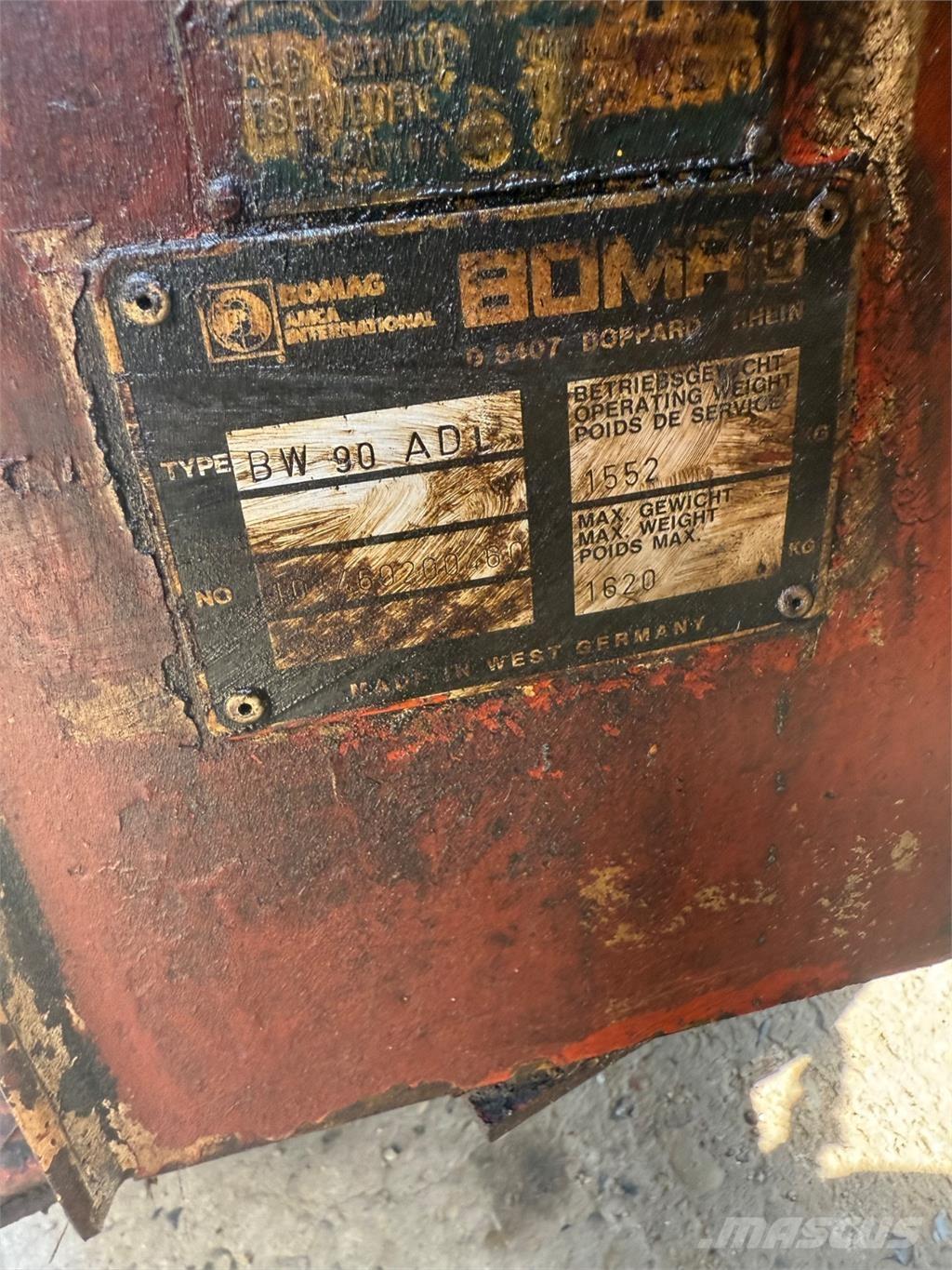 Bomag BW90 Tandemové valce