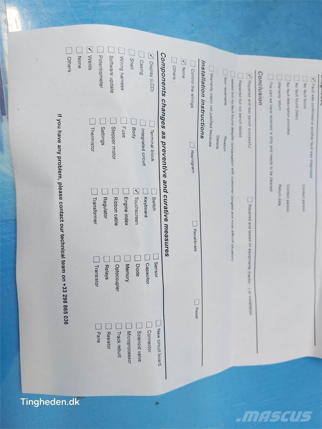 CASE Maxxum 115 Elektronika
