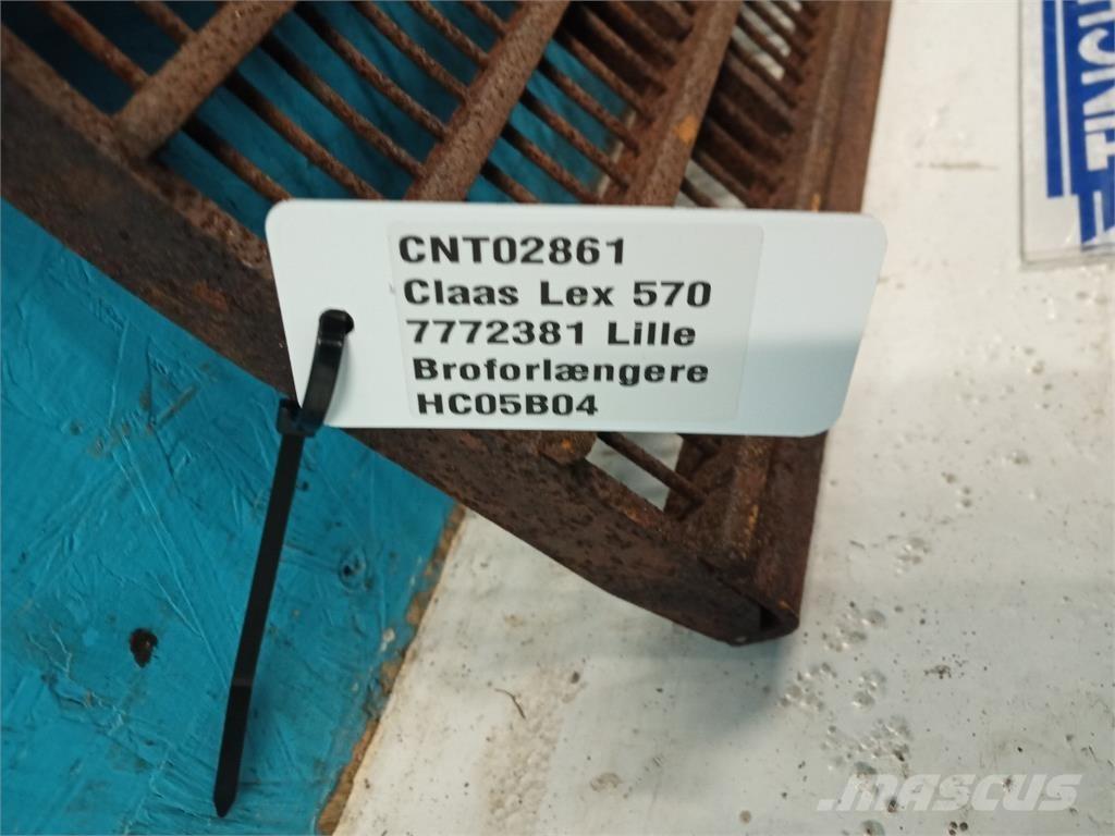 CLAAS Lexion 570 Príslušenstvo a náhradné diely ku kombajnom