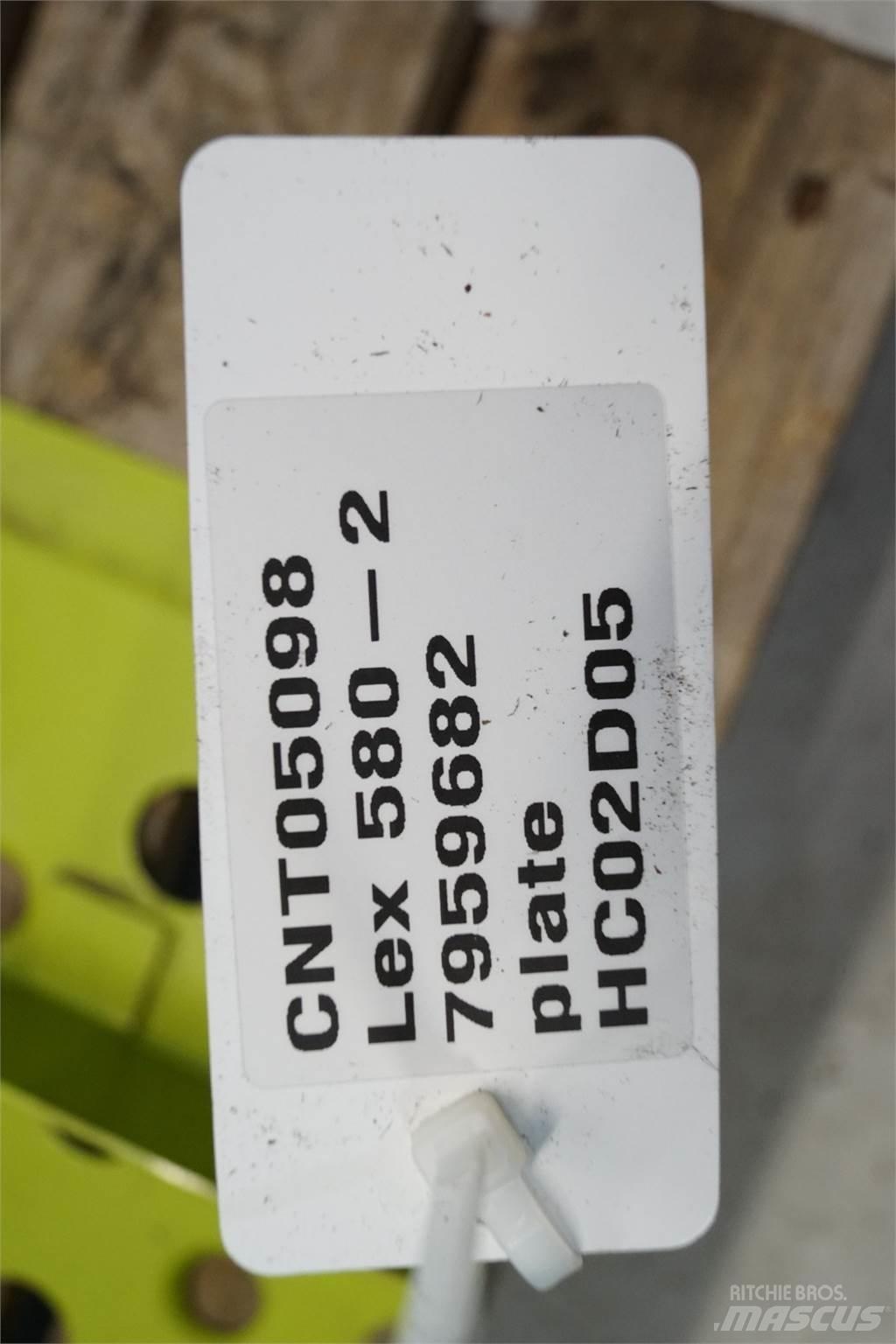 CLAAS Lexion 580 Ďalšie poľnohospodárske stroje