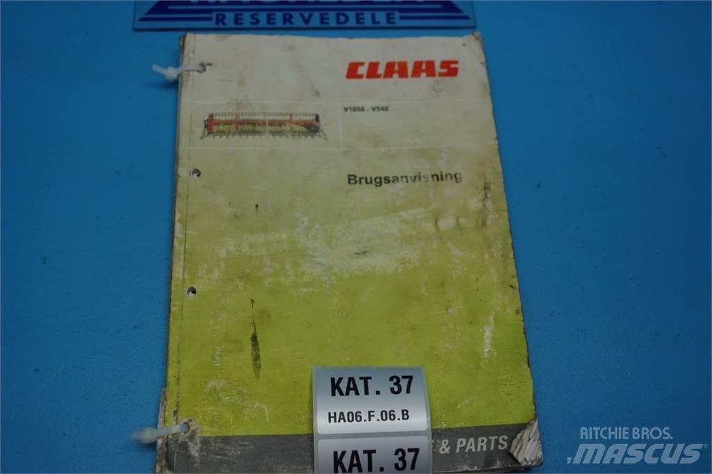 CLAAS V1050 Ďalšie poľnohospodárske stroje