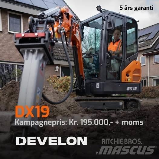 Develon DX19-7 Mini rýpadlá < 7t