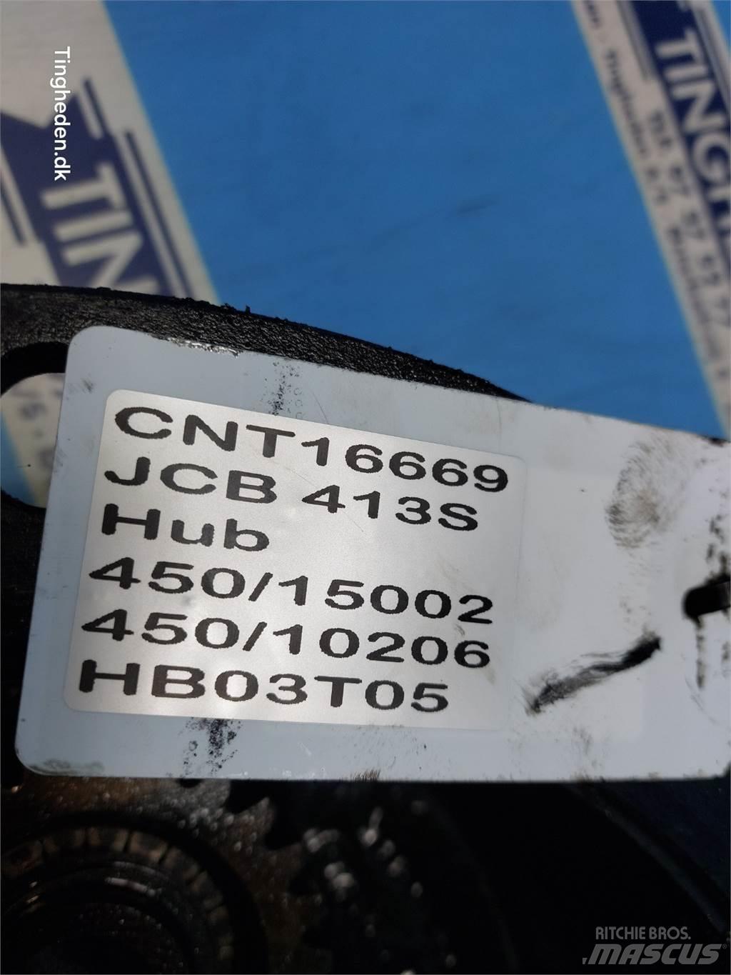 JCB 413S Nápravy