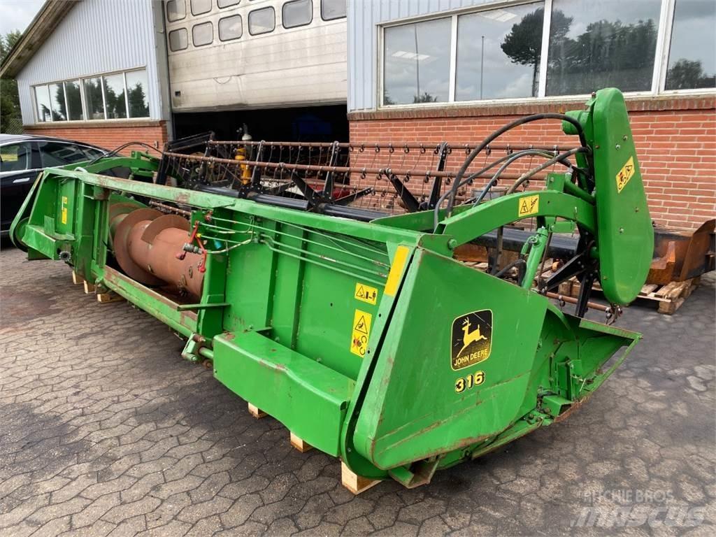 John Deere 16 Príslušenstvo a náhradné diely ku kombajnom