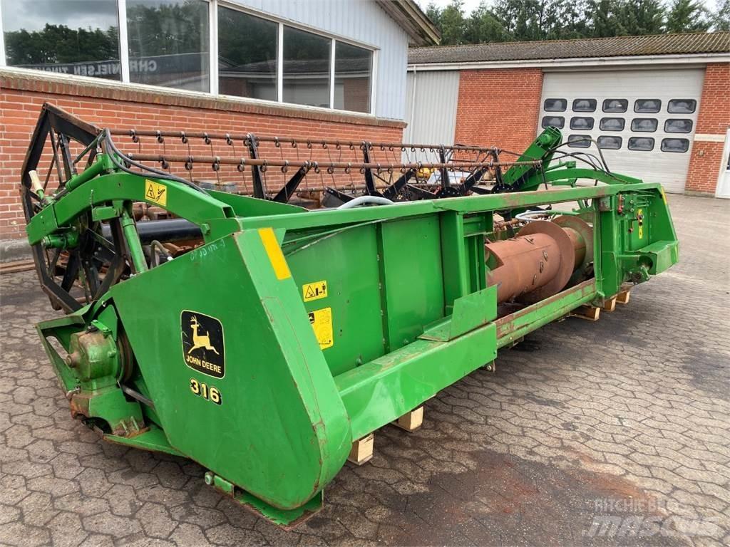 John Deere 16 Príslušenstvo a náhradné diely ku kombajnom
