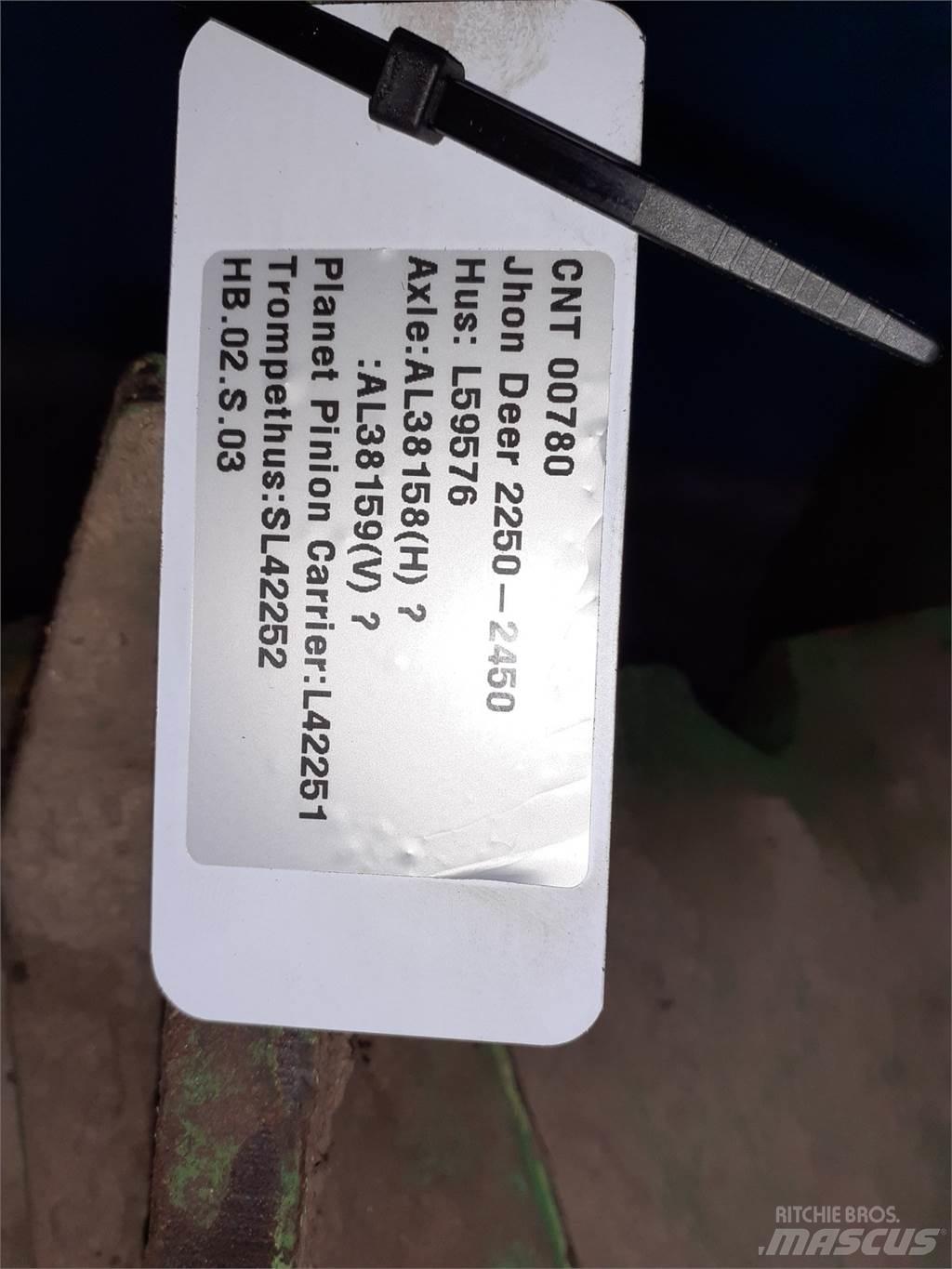 John Deere 2450 Ďalšie príslušenstvo traktorov