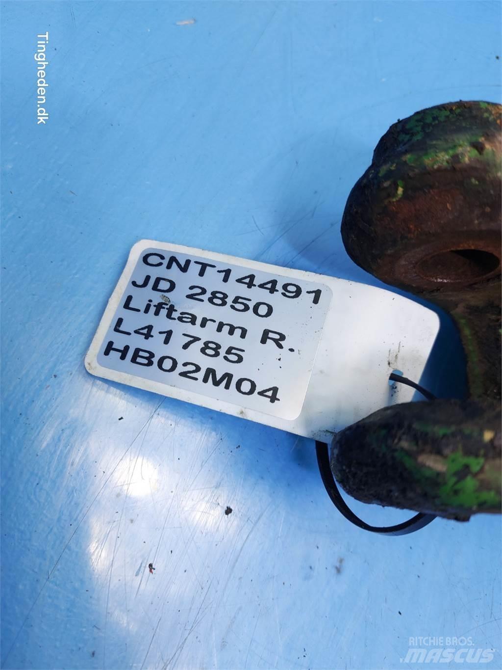 John Deere 2850 Ďalšie príslušenstvo traktorov
