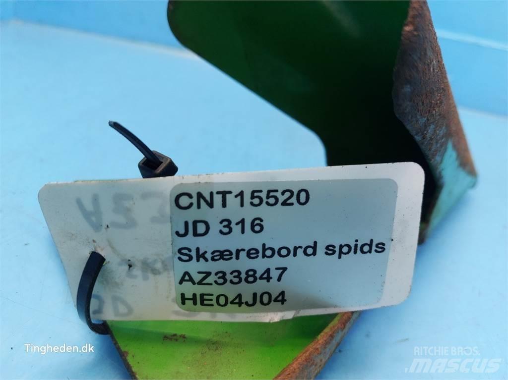 John Deere 316 Príslušenstvo a náhradné diely ku kombajnom