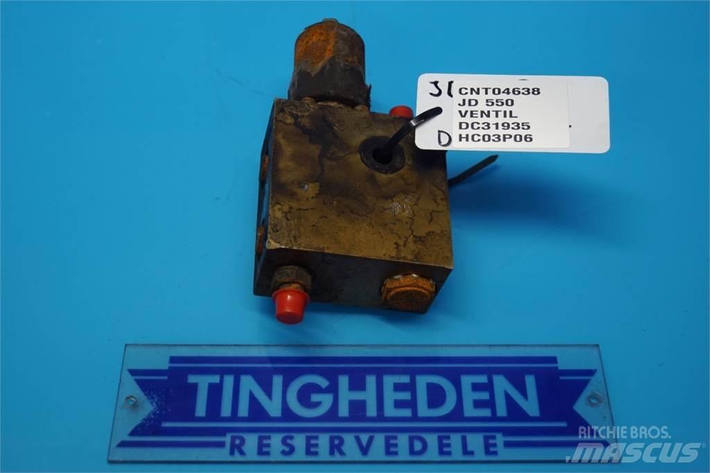 John Deere 550 Hydraulika