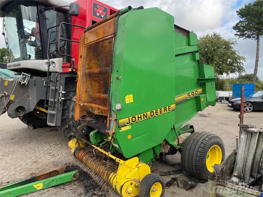 John Deere 590 Lisy na okrúhle balíky