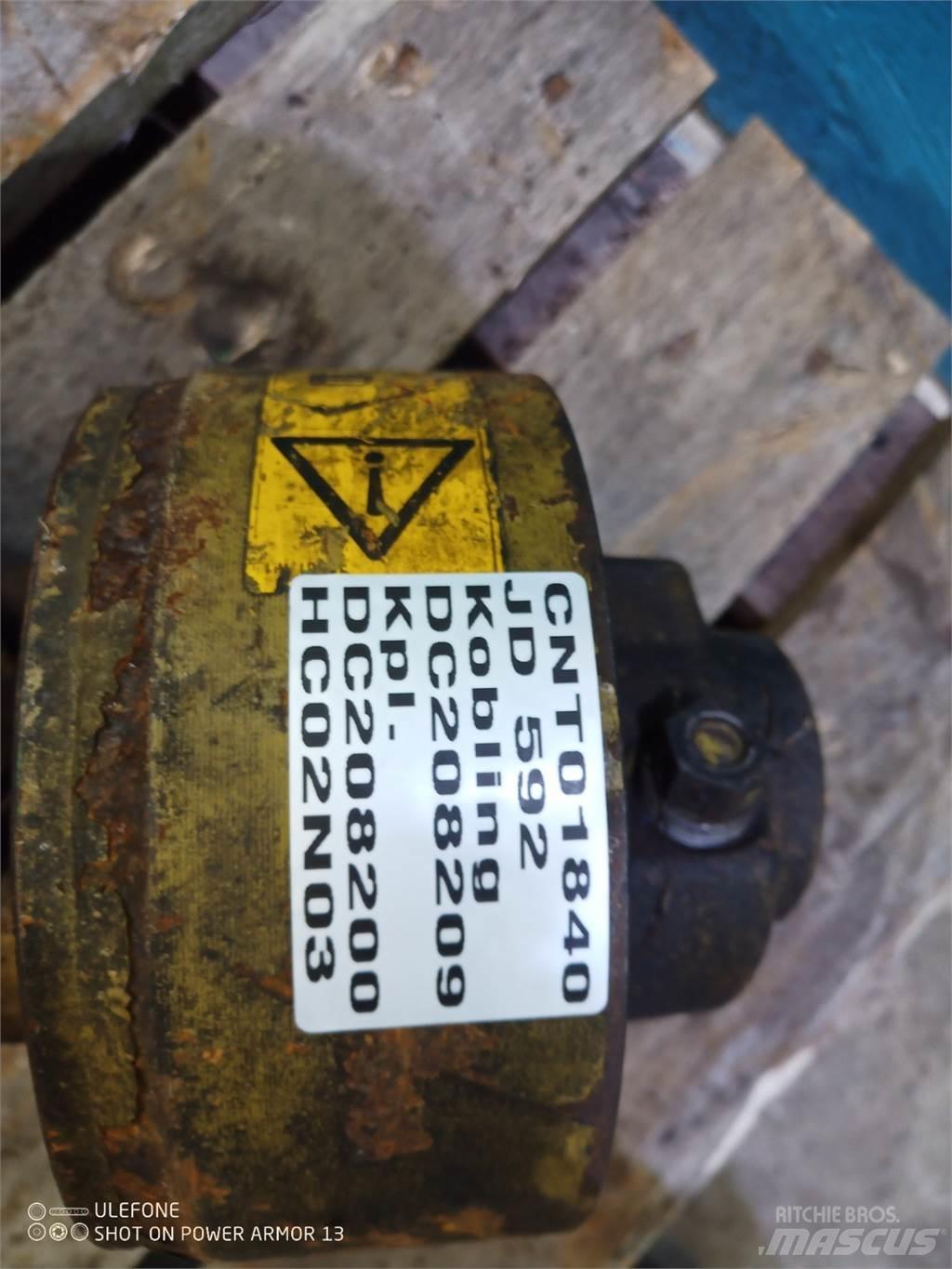 John Deere 592 Ďalšie príslušenstvo traktorov