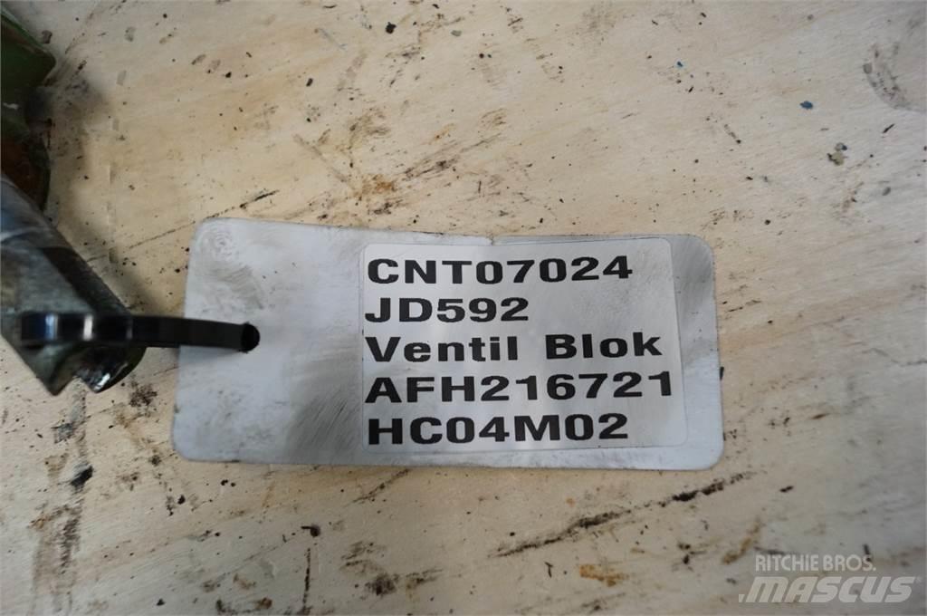 John Deere 592 Hydraulika