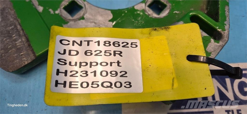 John Deere 625R Príslušenstvo a náhradné diely ku kombajnom