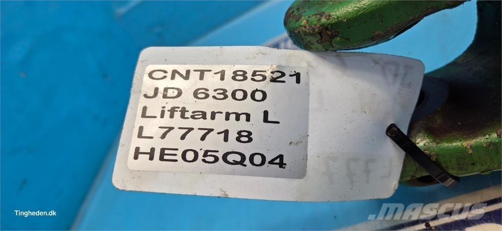 John Deere 6300 Ďalšie príslušenstvo traktorov