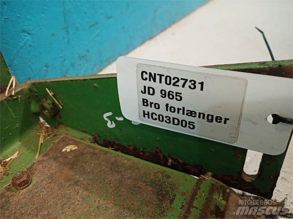 John Deere 965 Príslušenstvo a náhradné diely ku kombajnom