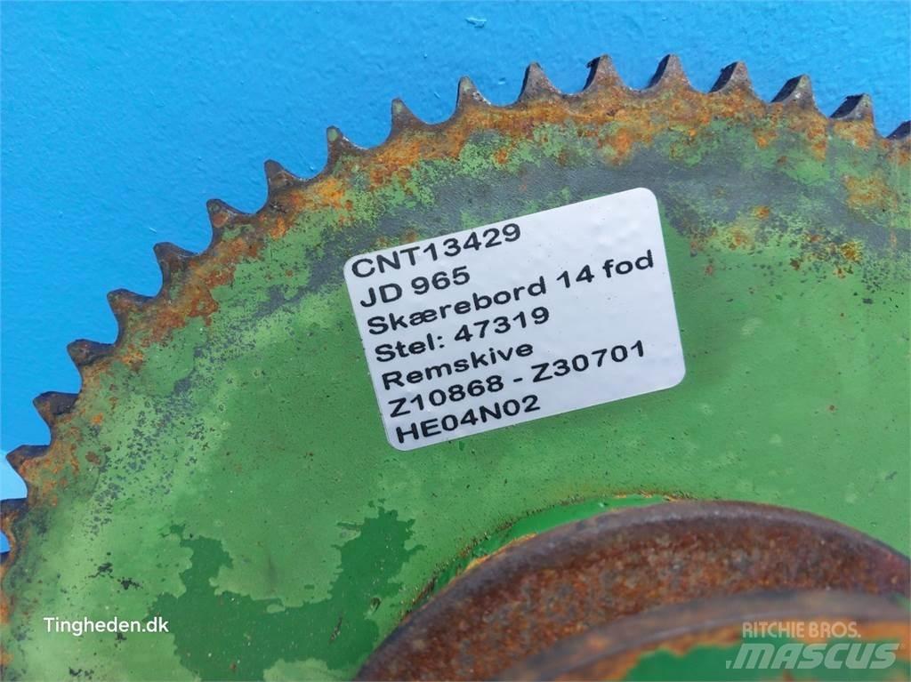 John Deere 965 Príslušenstvo a náhradné diely ku kombajnom