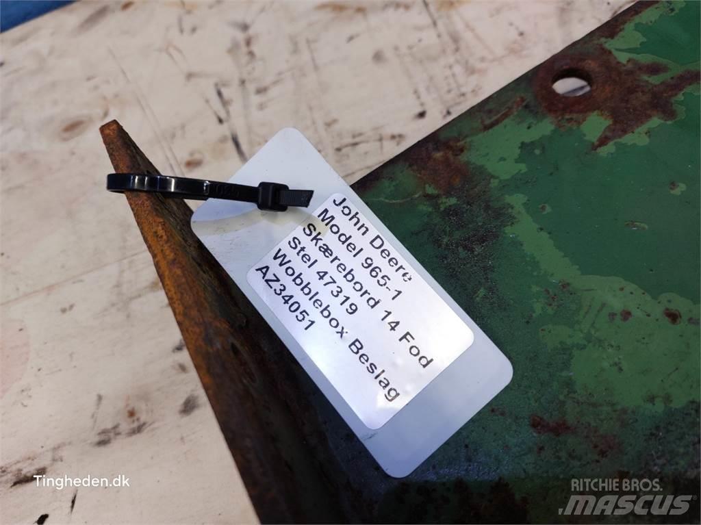 John Deere 965 Príslušenstvo a náhradné diely ku kombajnom