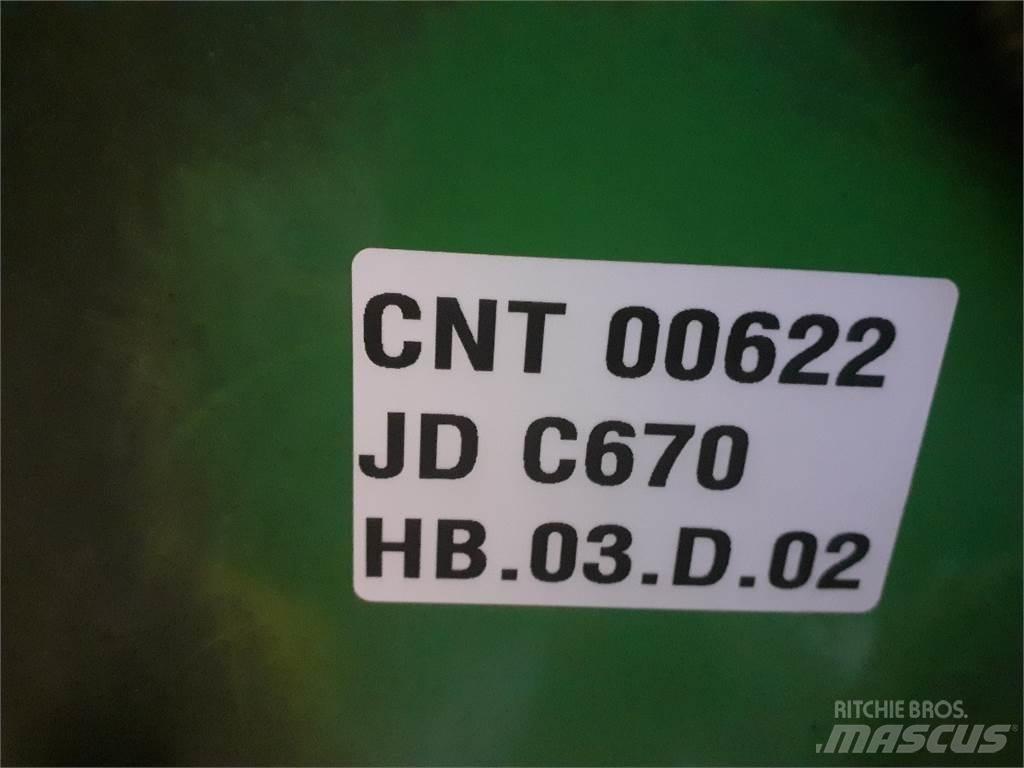 John Deere C670 Príslušenstvo a náhradné diely ku kombajnom