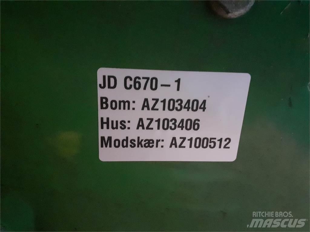 John Deere C670 Príslušenstvo a náhradné diely ku kombajnom
