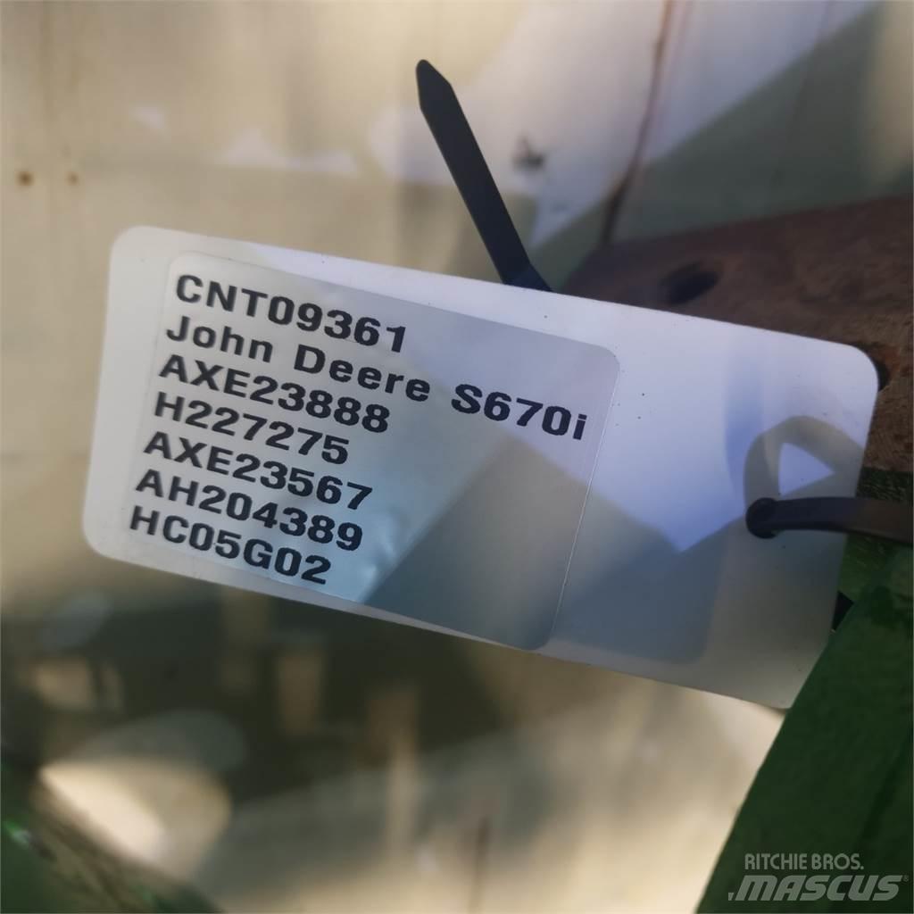John Deere S670 Ďalšie poľnohospodárske stroje
