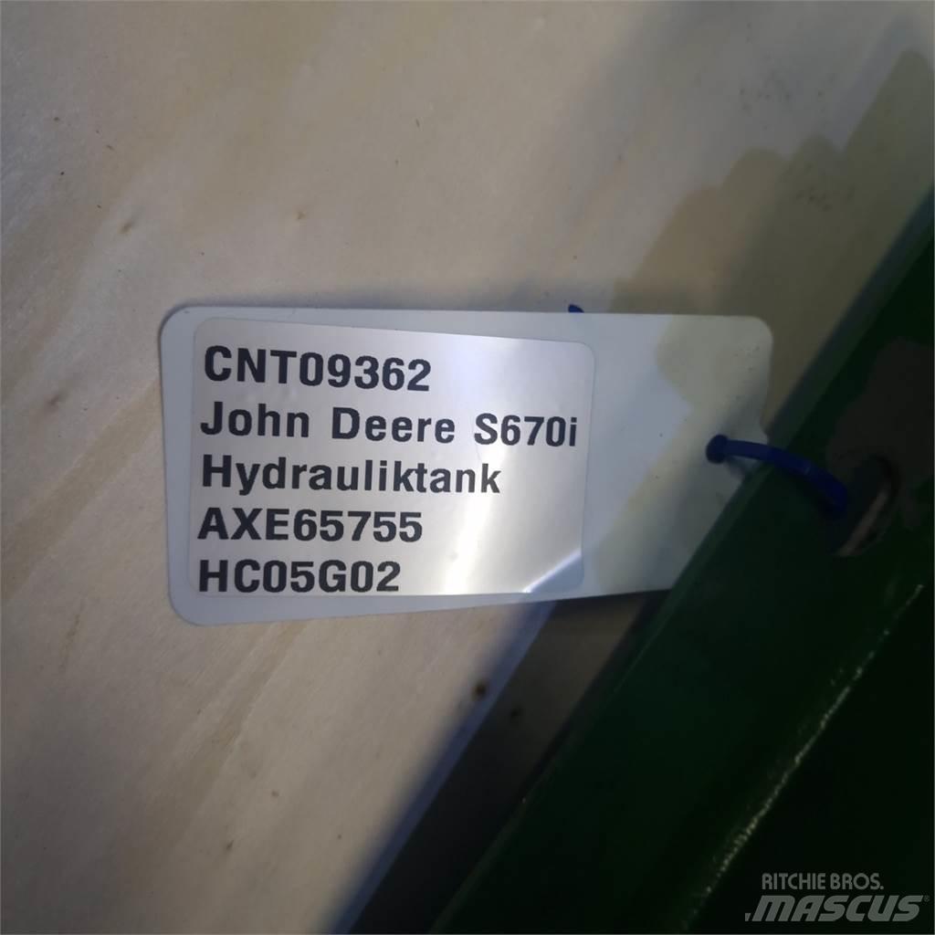 John Deere S670 Hydraulika
