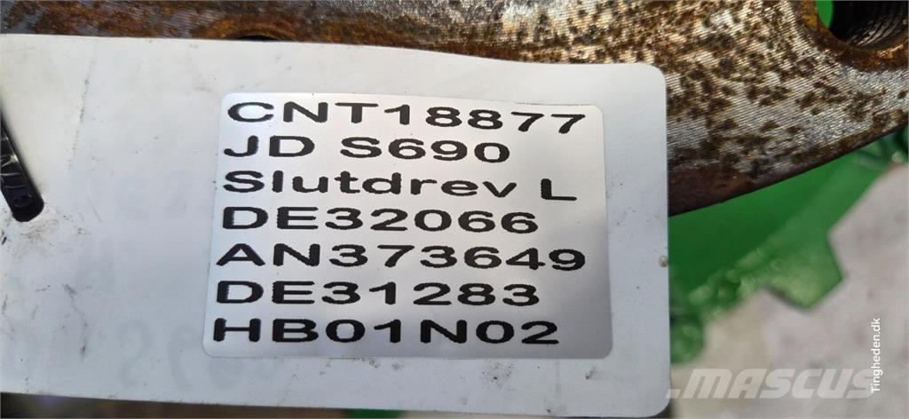 John Deere S690 Príslušenstvo a náhradné diely ku kombajnom