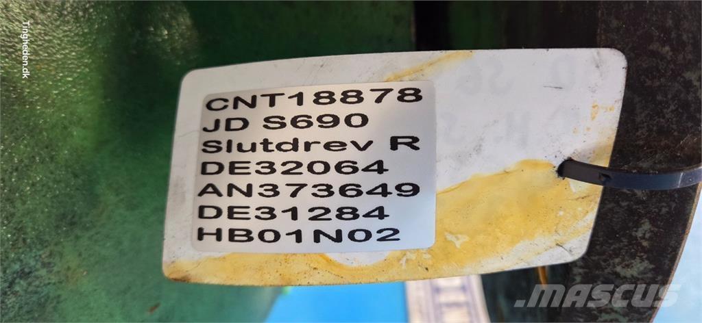 John Deere S690 Príslušenstvo a náhradné diely ku kombajnom