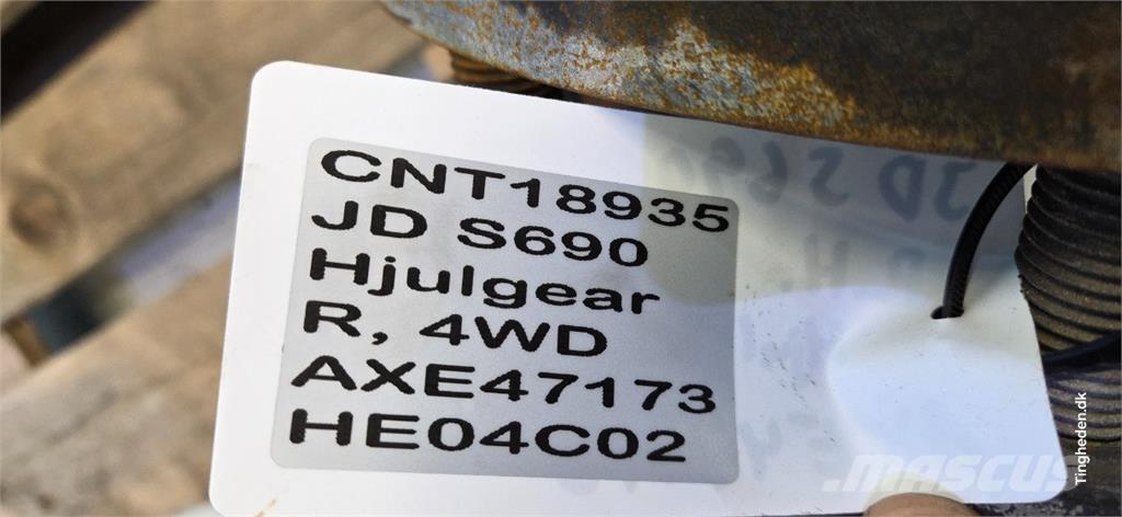 John Deere S690 Príslušenstvo a náhradné diely ku kombajnom