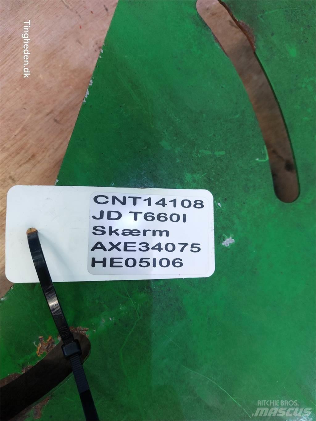John Deere T660I Príslušenstvo a náhradné diely ku kombajnom