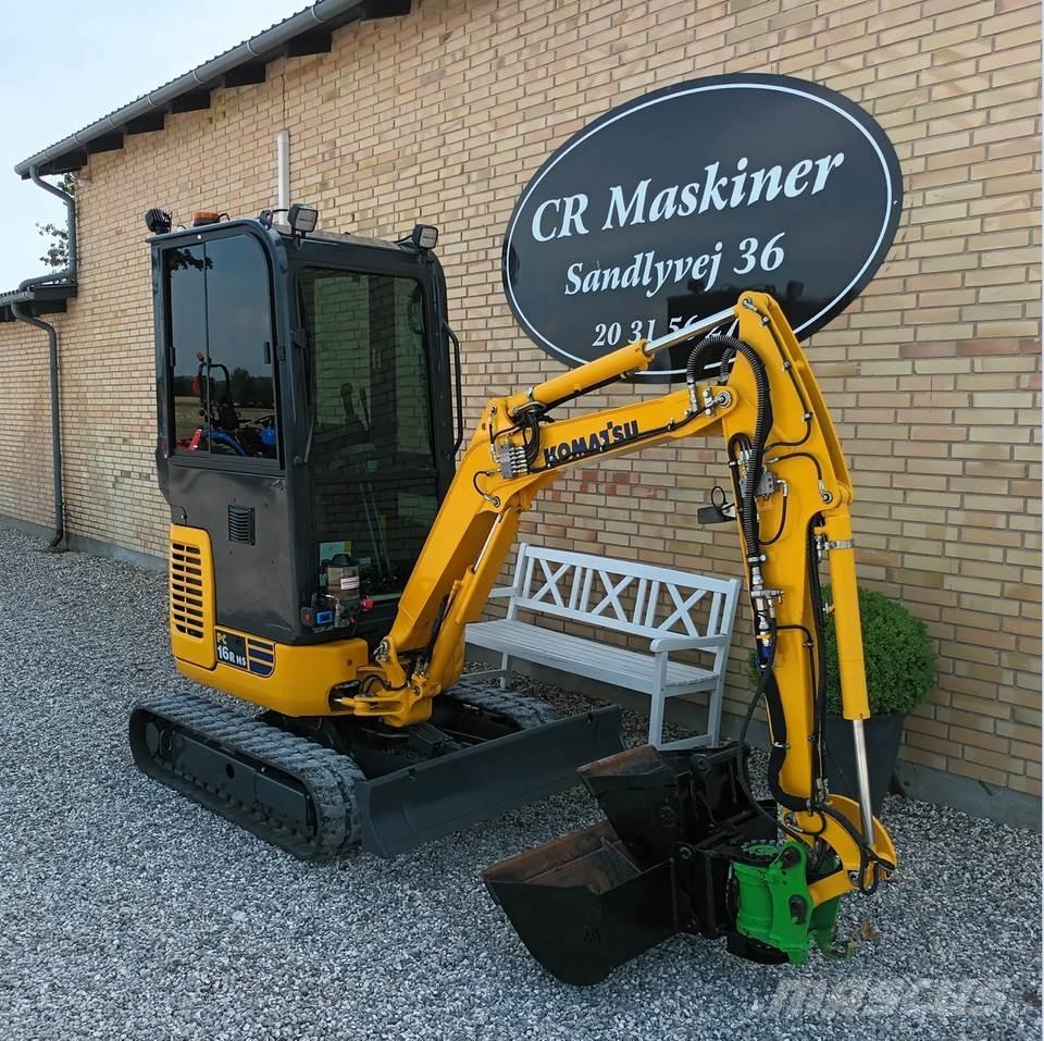 Komatsu pc16r hs Mini rýpadlá < 7t