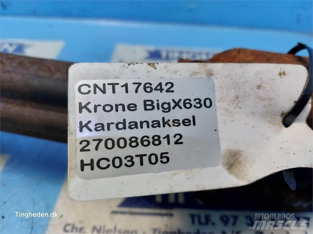 Krone Big X 630 Príslušenstvo strojov na seno a krmivo