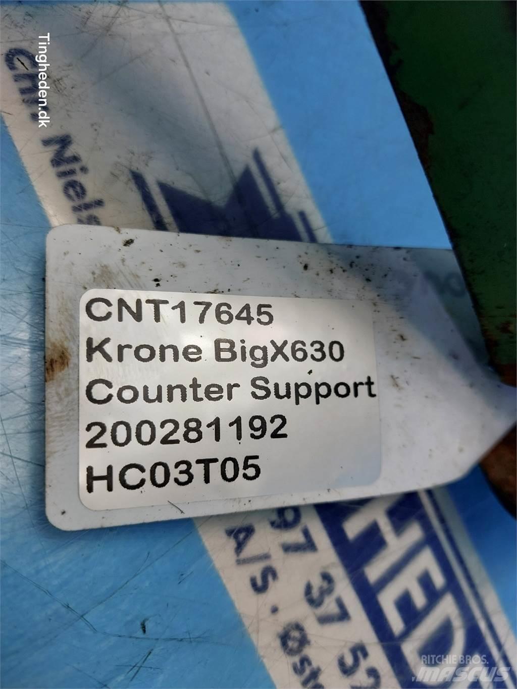 Krone Big X 630 Príslušenstvo strojov na seno a krmivo