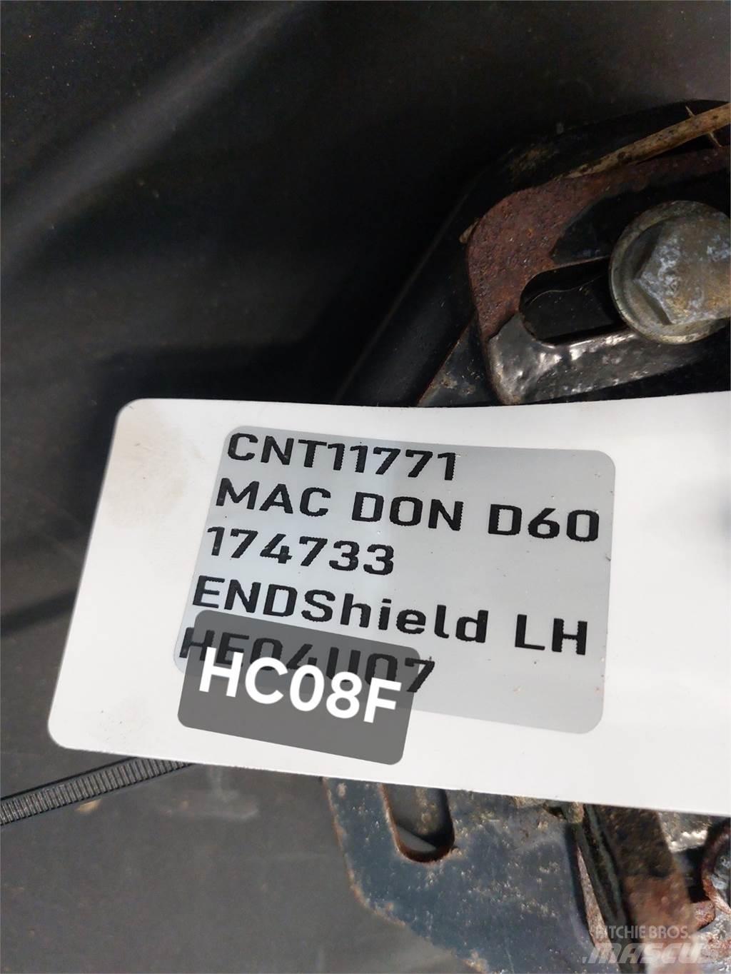 MacDon D60 Príslušenstvo a náhradné diely ku kombajnom